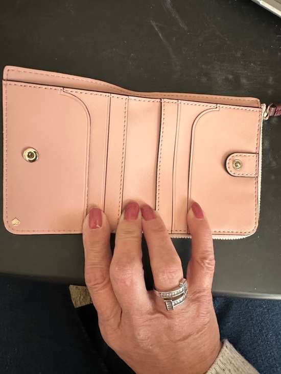 Kate Spade Floral Dog Face Zip Wallet - Picture 2 of 5